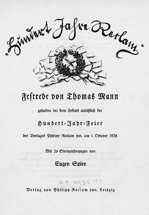 Lithographie von E. Spiro