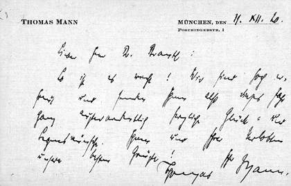 Karte an Maximilian Brantl