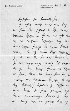 Brief an Ulrich von Hassell