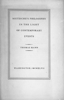 Erstausgabe aus dem Exil